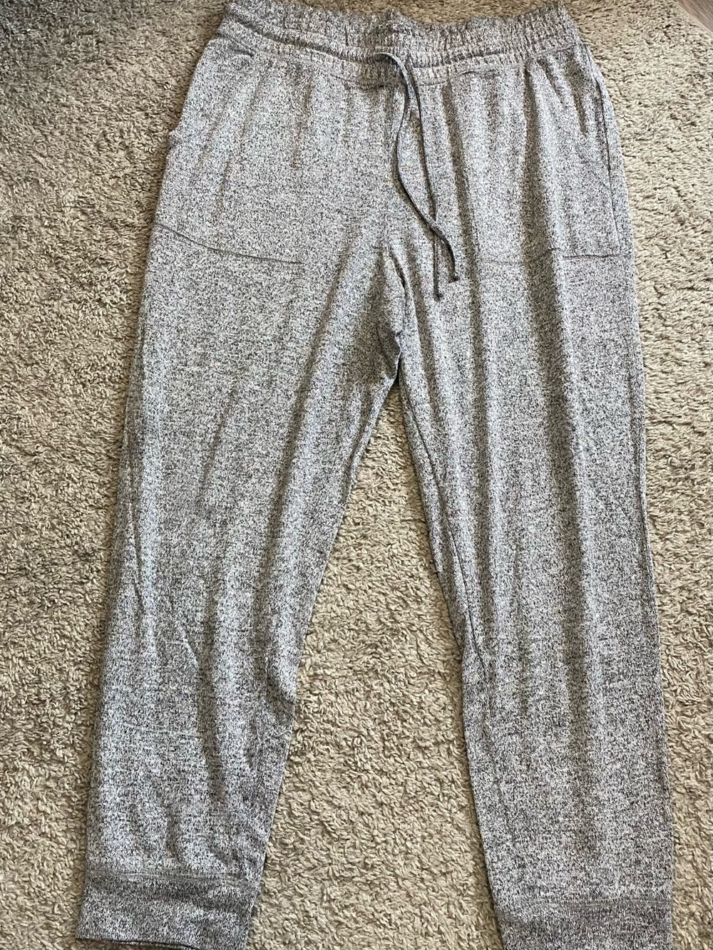 aerie Gray Marled Knit Top